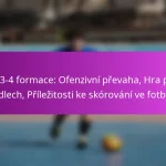 4-2-2-2 Formace: Útočná rozmanitost, Pohyb hráčů, Šance na skórování ve fotbale