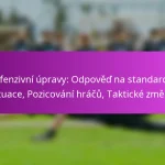 Defenzivní standardní situace: Strategie bránění, Pozicování, Protiútoky