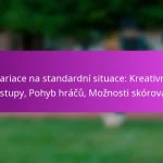 Odkopnutí od branky: Rychlé přechody, Pozicování hráčů, Ofenzivní akce